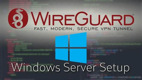 wireguard server windows
